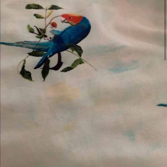 Alice + Olivia watercolor parrot print skirt (with pockets) - Picture 9 of 9